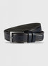 Navy Leather Belt