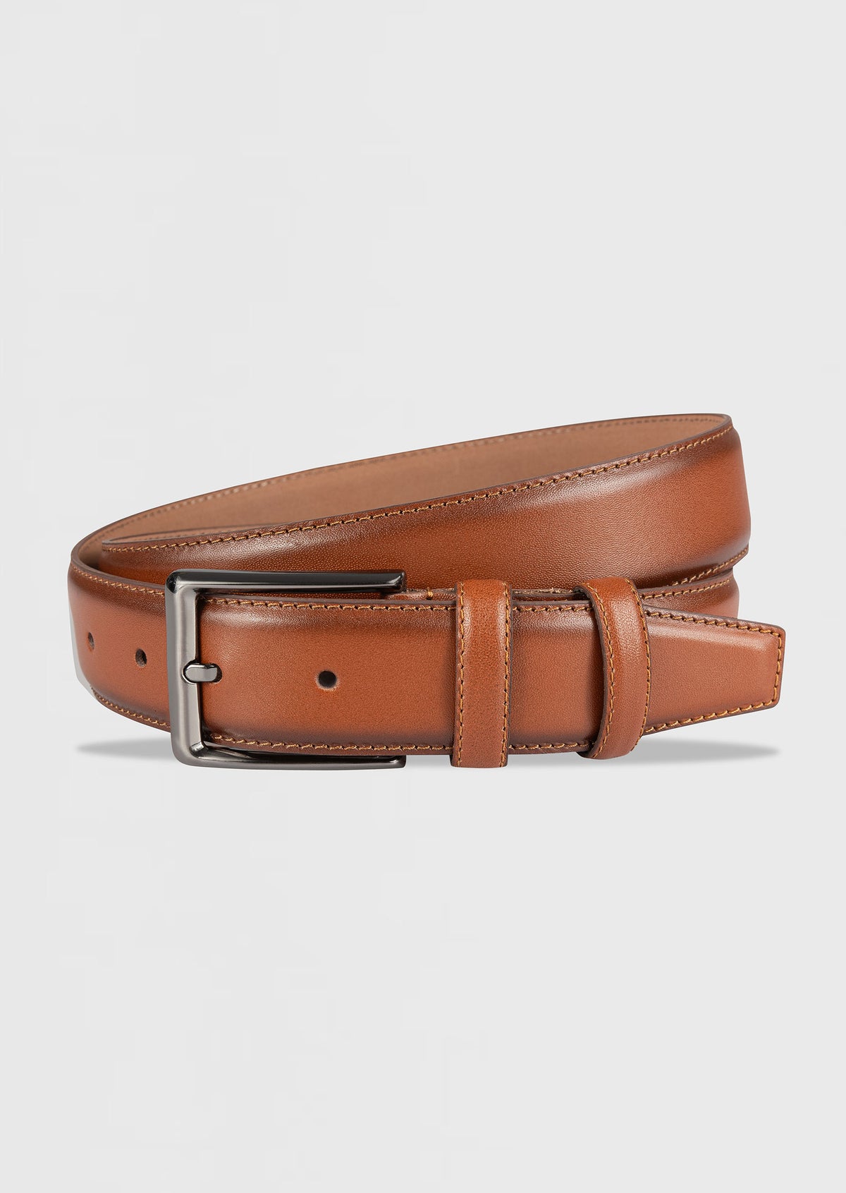 Medium Brown Leather Belt