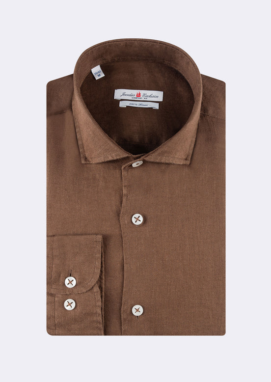 Brown Long Sleeve Shirt