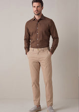 Brown Long Sleeve Shirt