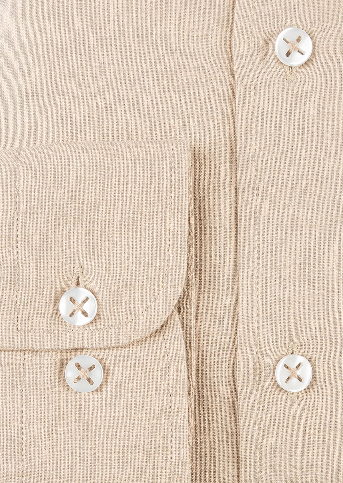 Beige Long Sleeve Shirt