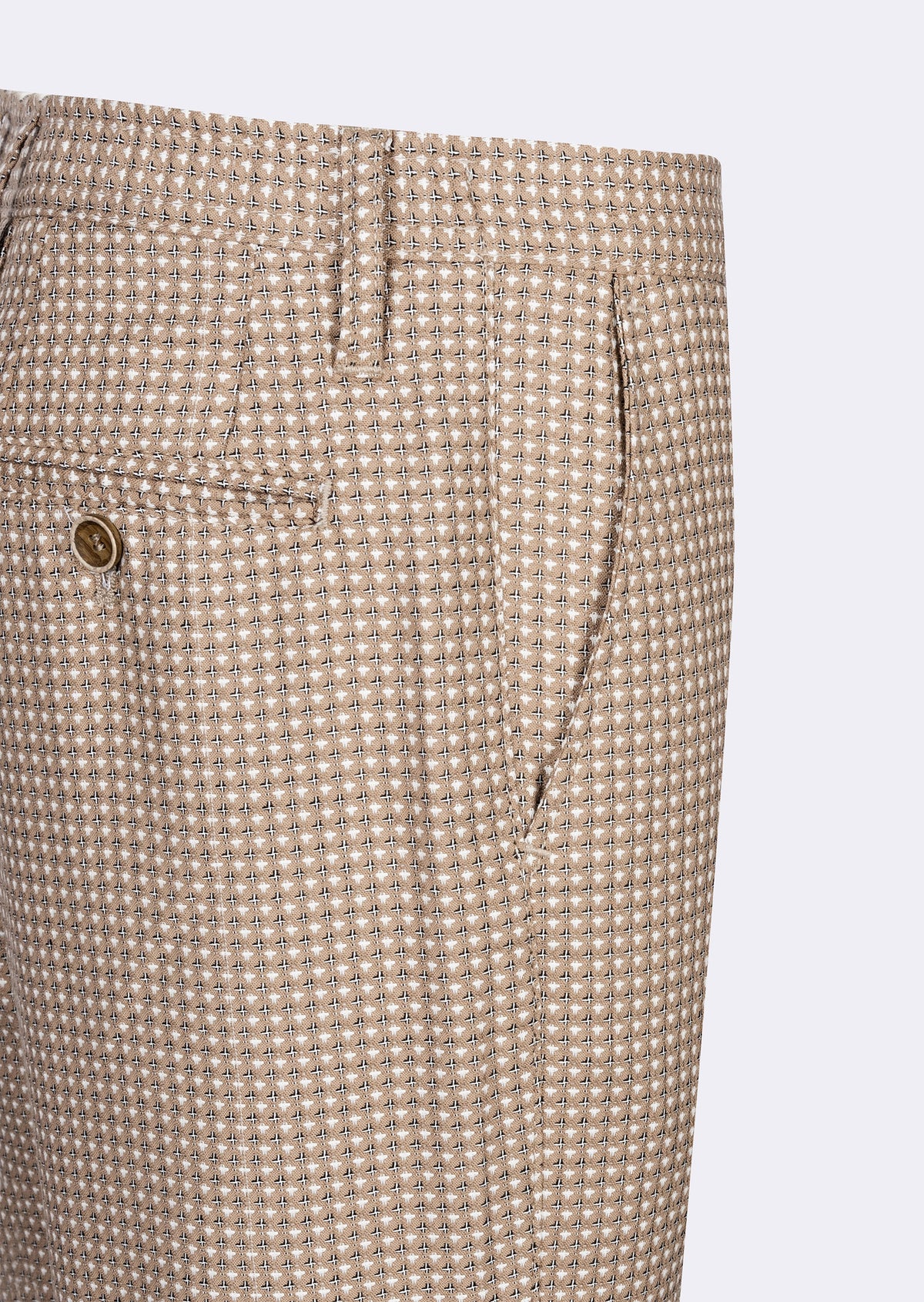 Beige Bermuda Short
