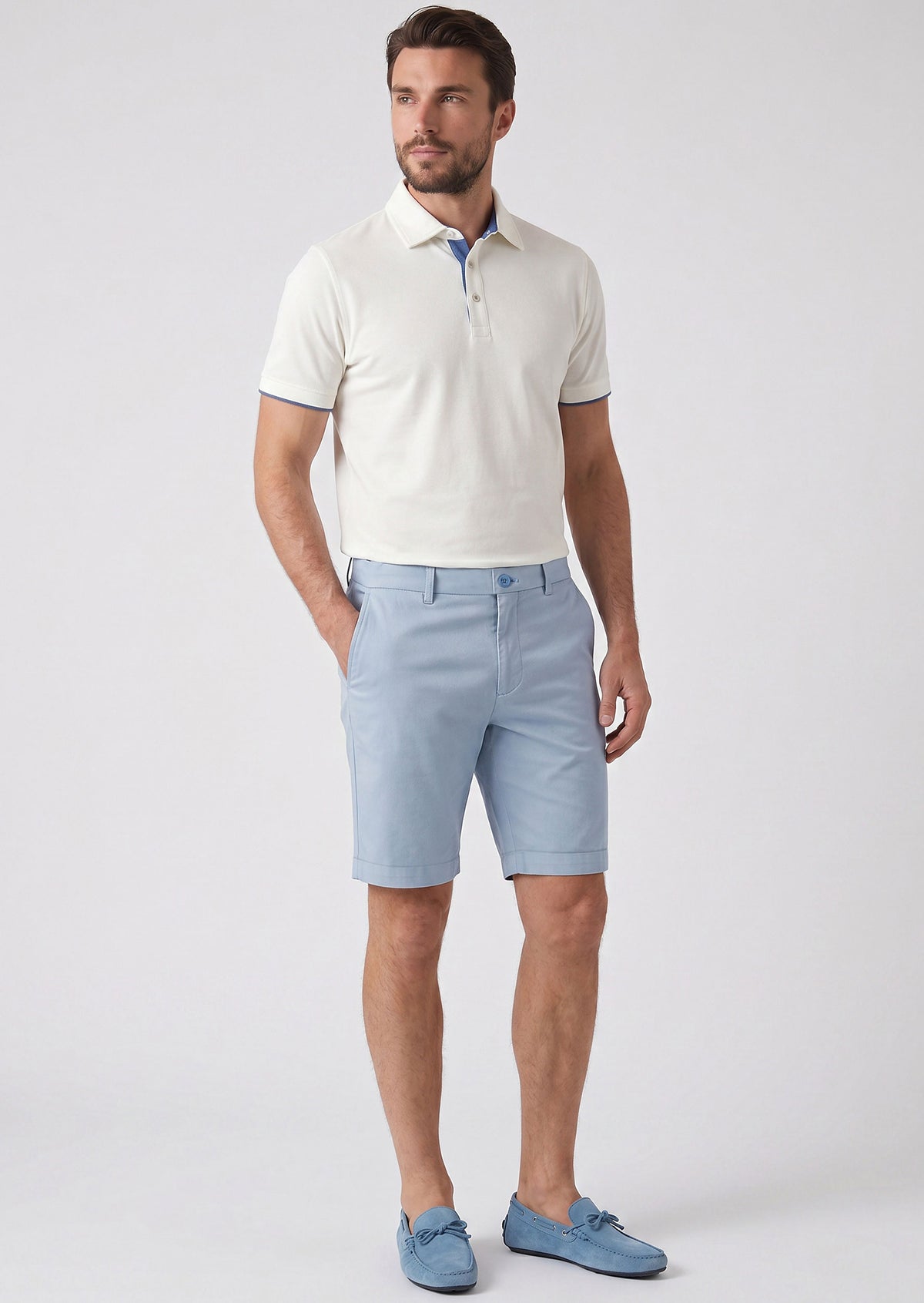 Blue Bermuda Short