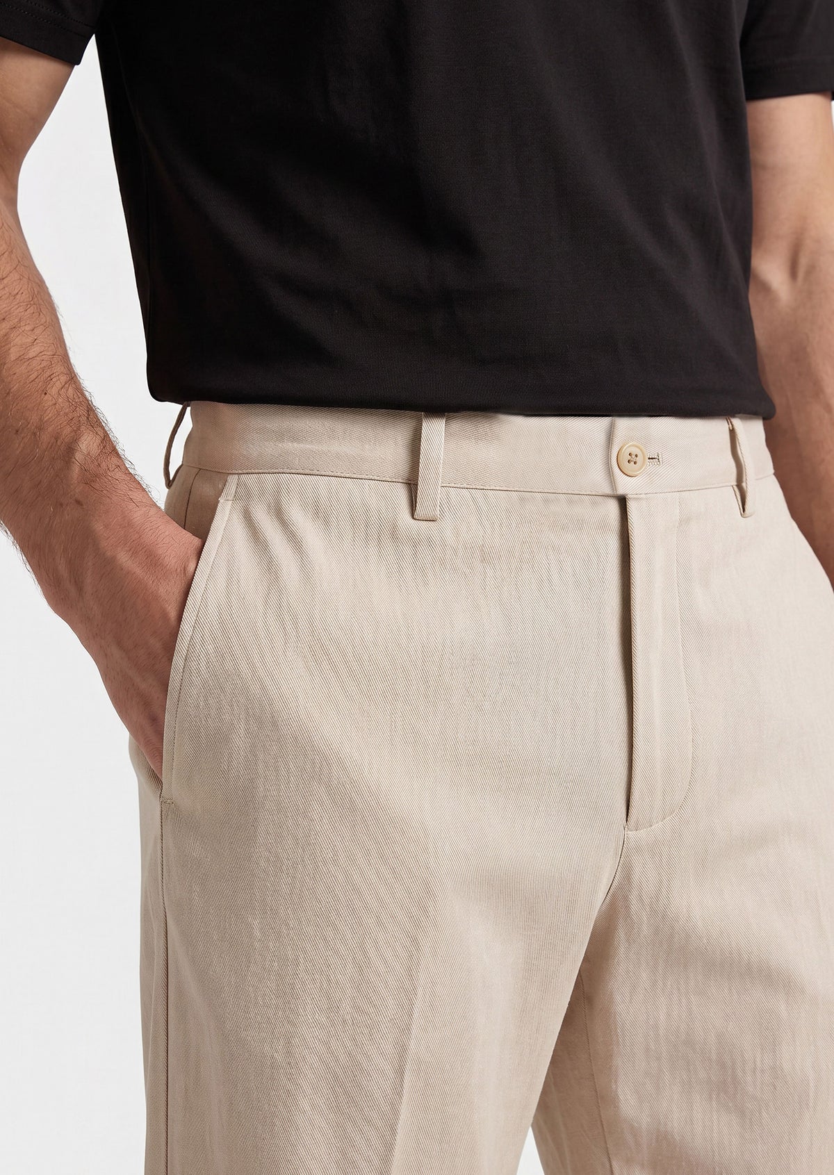Beige Bermuda Short