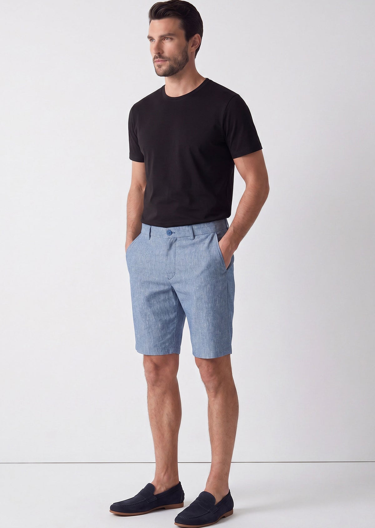 Navy Bermuda Short