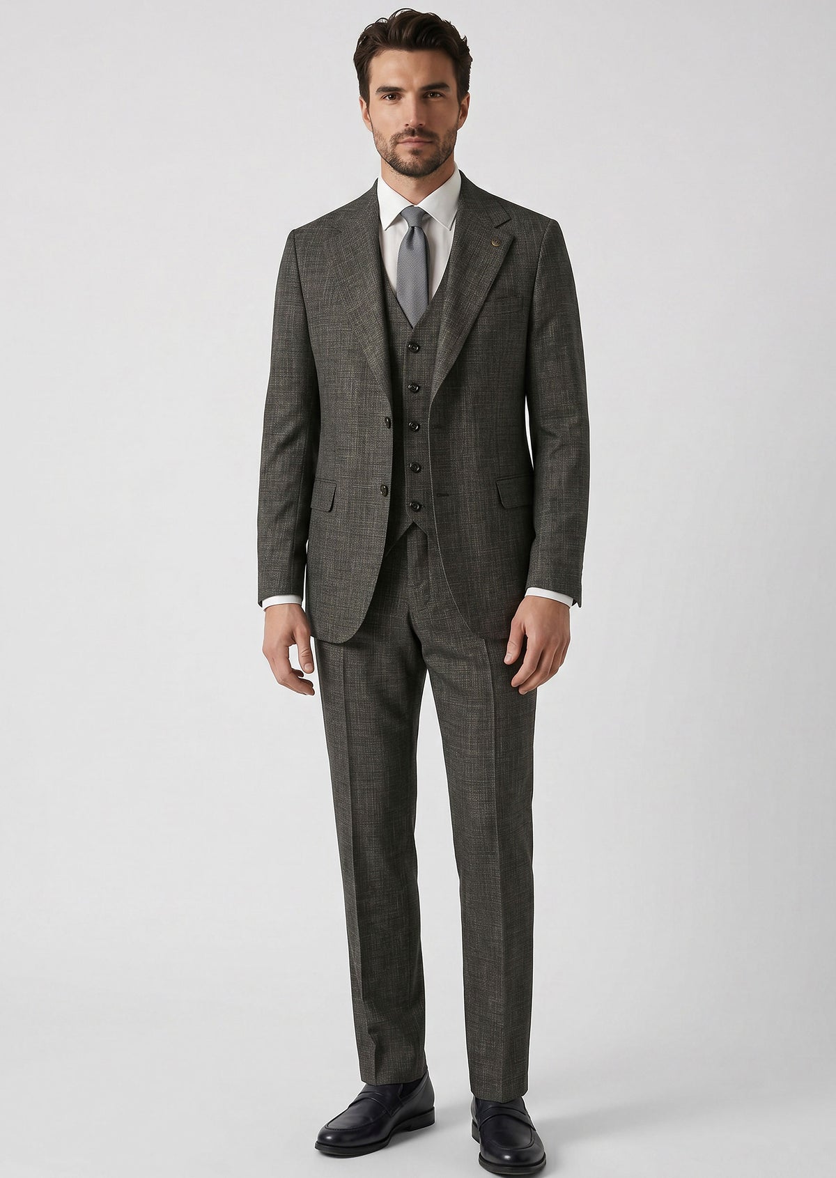 Green Three-Piece Suit