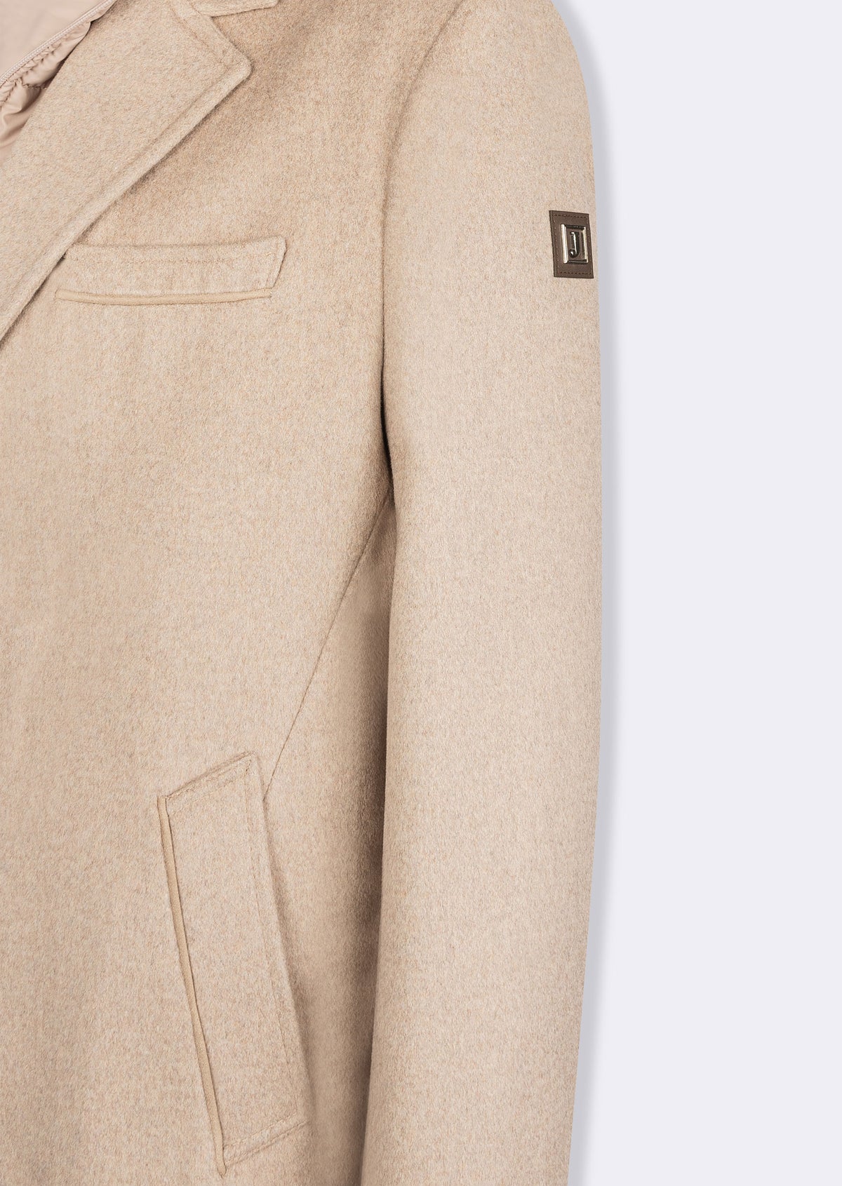Beige Wool Coat