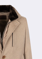 Navy Wool Coat