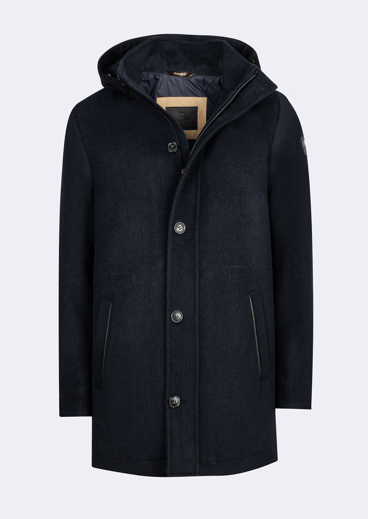 Navy Wool Coat