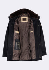 Navy Wool Coat