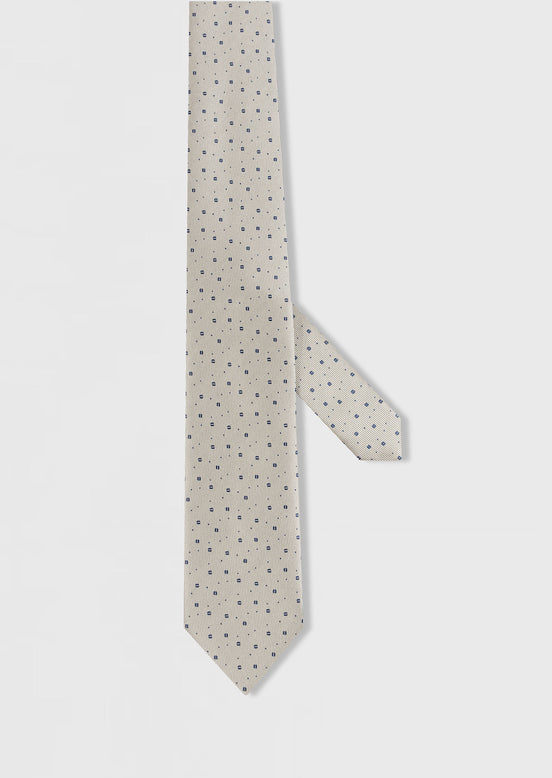 Grey Patterned Tie