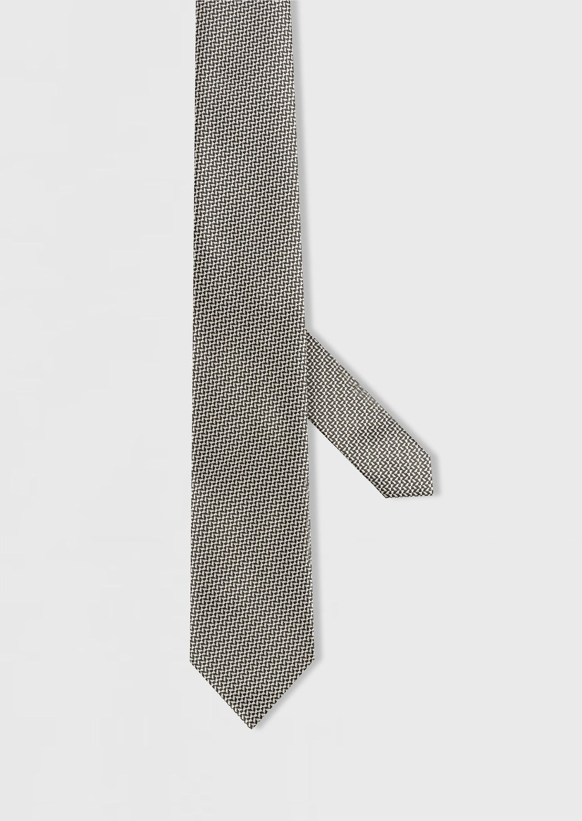 Grey Patterned Tie