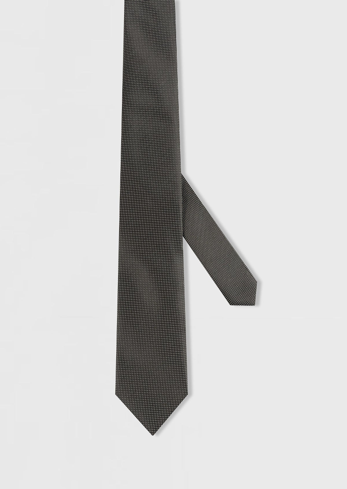 Black Patterned Tie