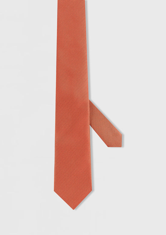 Orange Patterned Tie