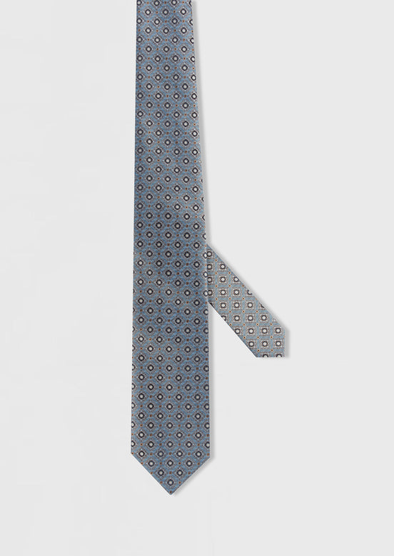 Blue Patterned Tie