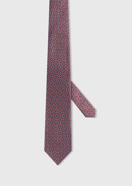 Light Burgundy Patterned Tie