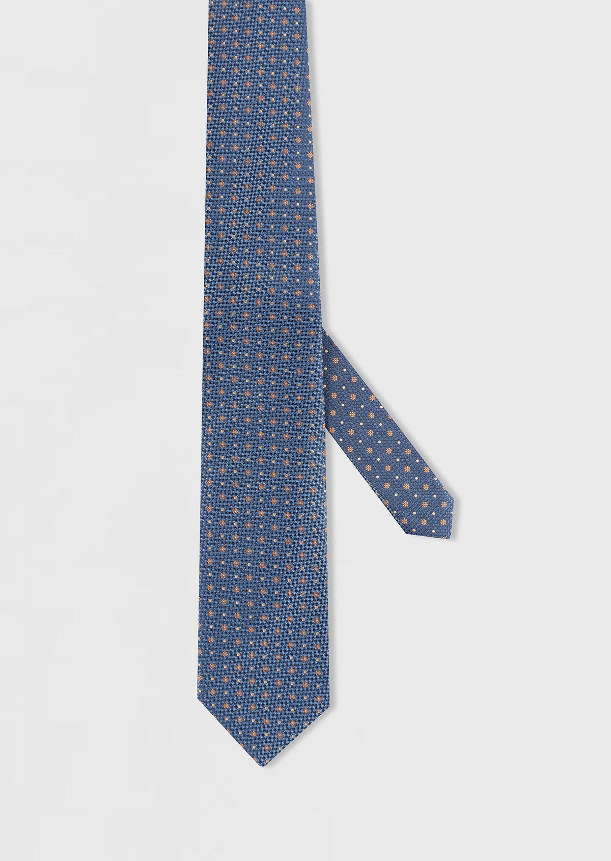Blue Patterned Tie