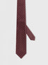 Light Burgundy Patterned Tie