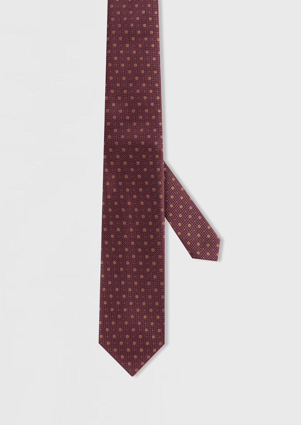 Light Burgundy Patterned Tie