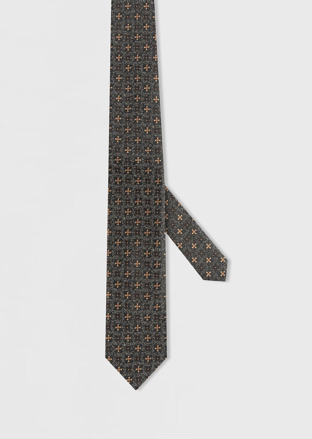 Black Patterned Tie