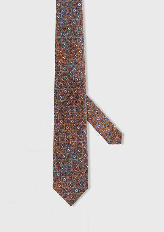 Light Brown Patterned Tie