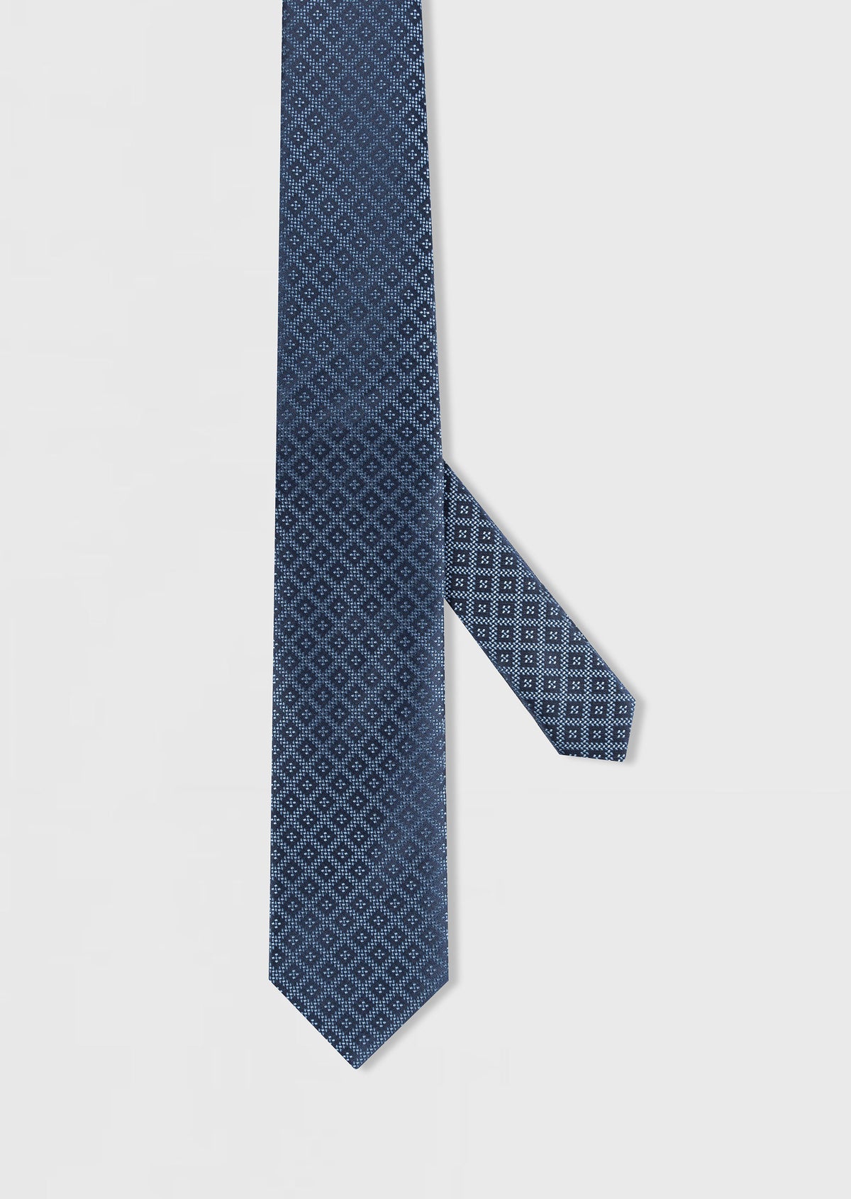 Navy Patterned Tie