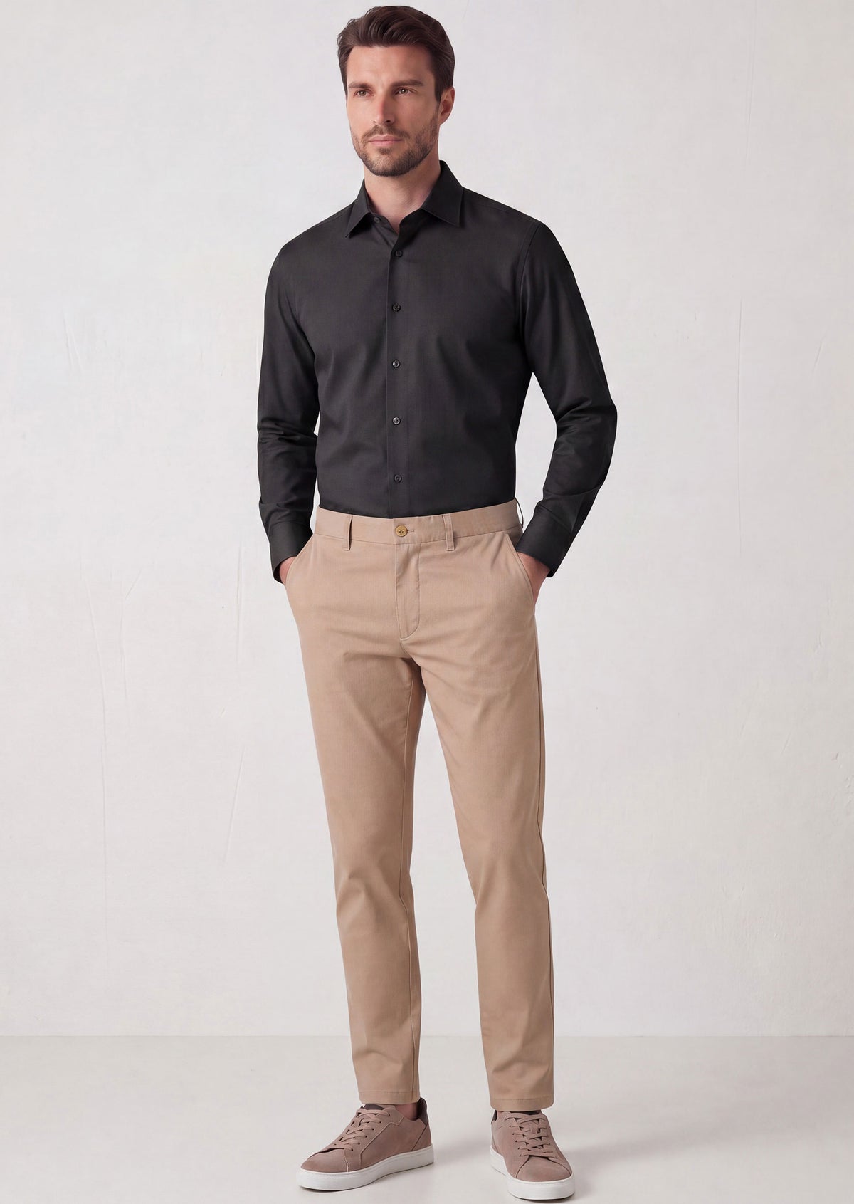 Black Plain Shirt