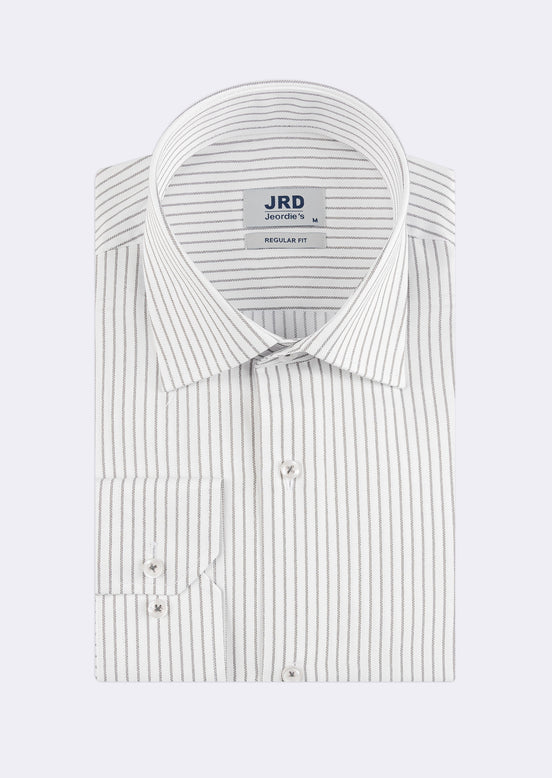 White - Grey Long Sleeve Shirt
