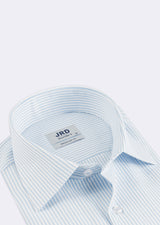 White - Blue Long Sleeve Shirt