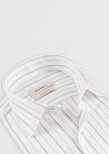 White - Beige Long Sleeve Shirt