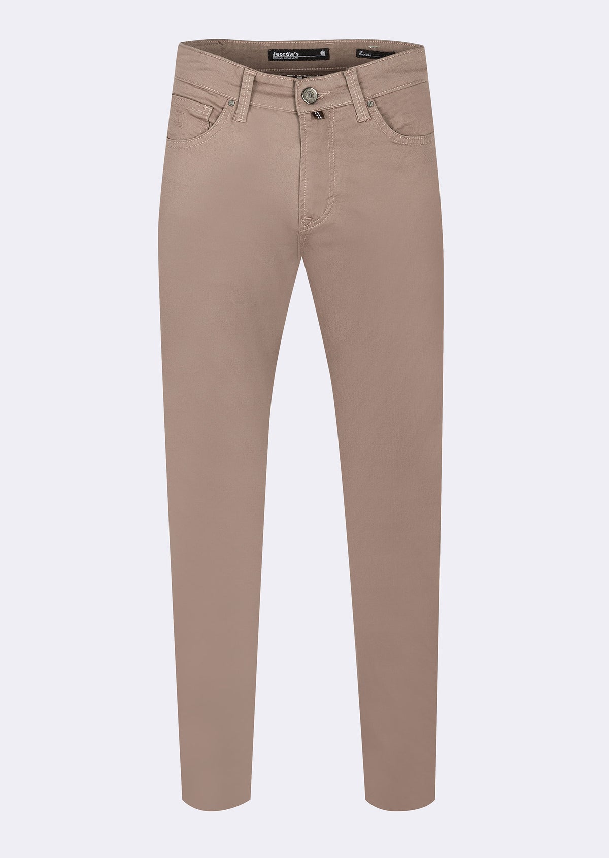 Beige 5-Pocket Trouser