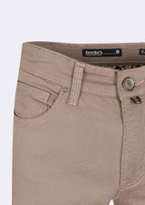 Beige 5-Pocket Trouser