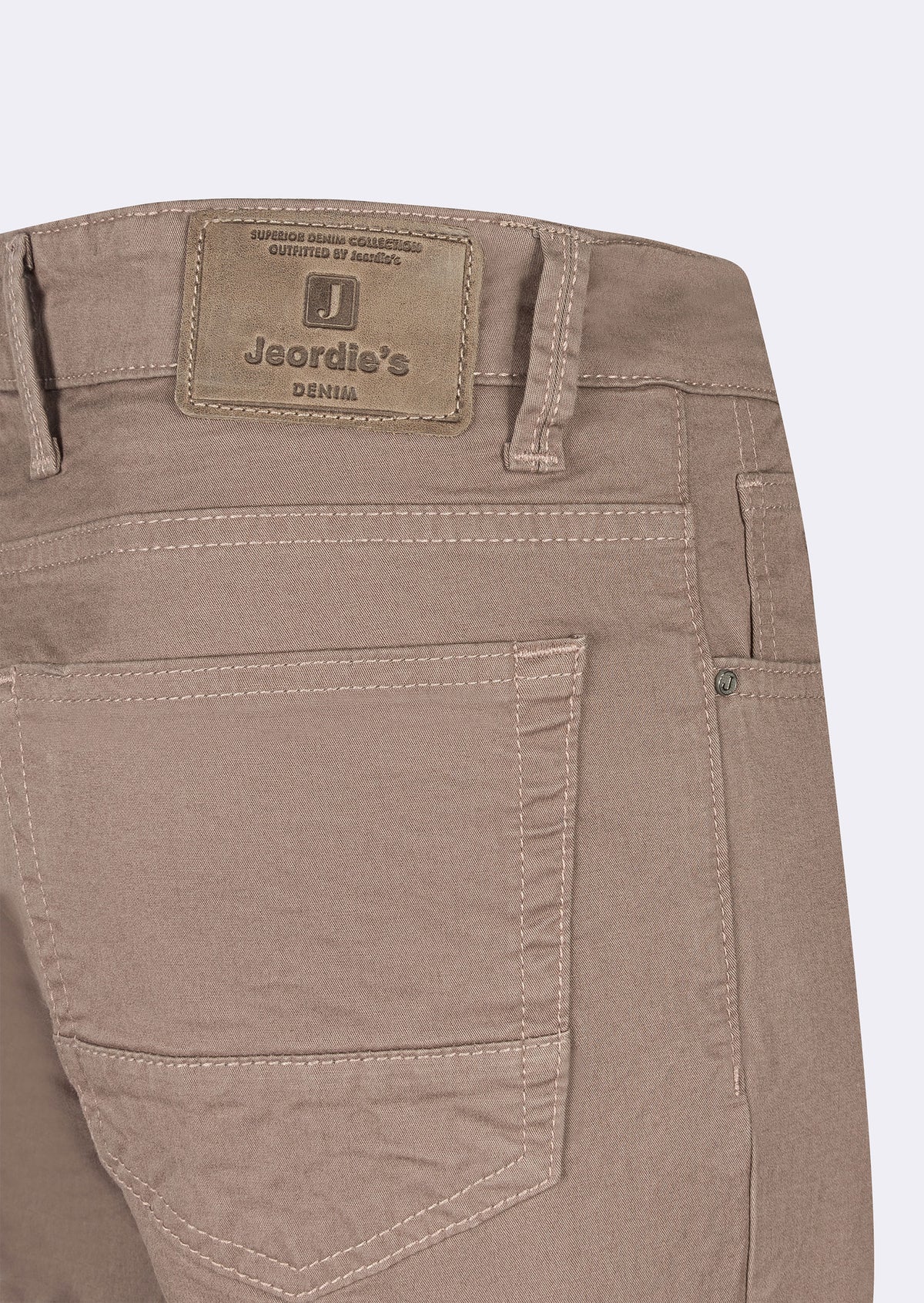 Beige 5-Pocket Trouser