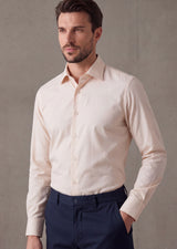 Beige Long Sleeve Shirt