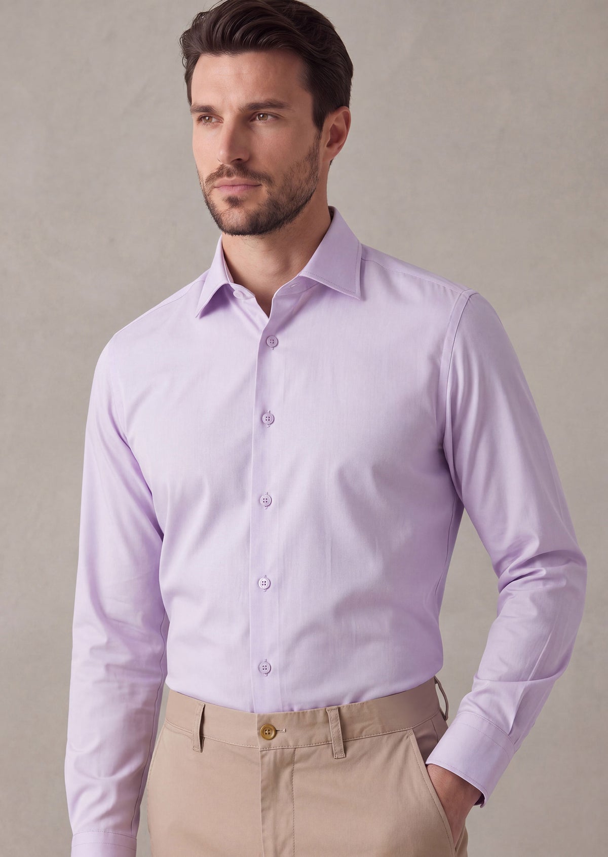 Lilac Long Sleeve Shirt
