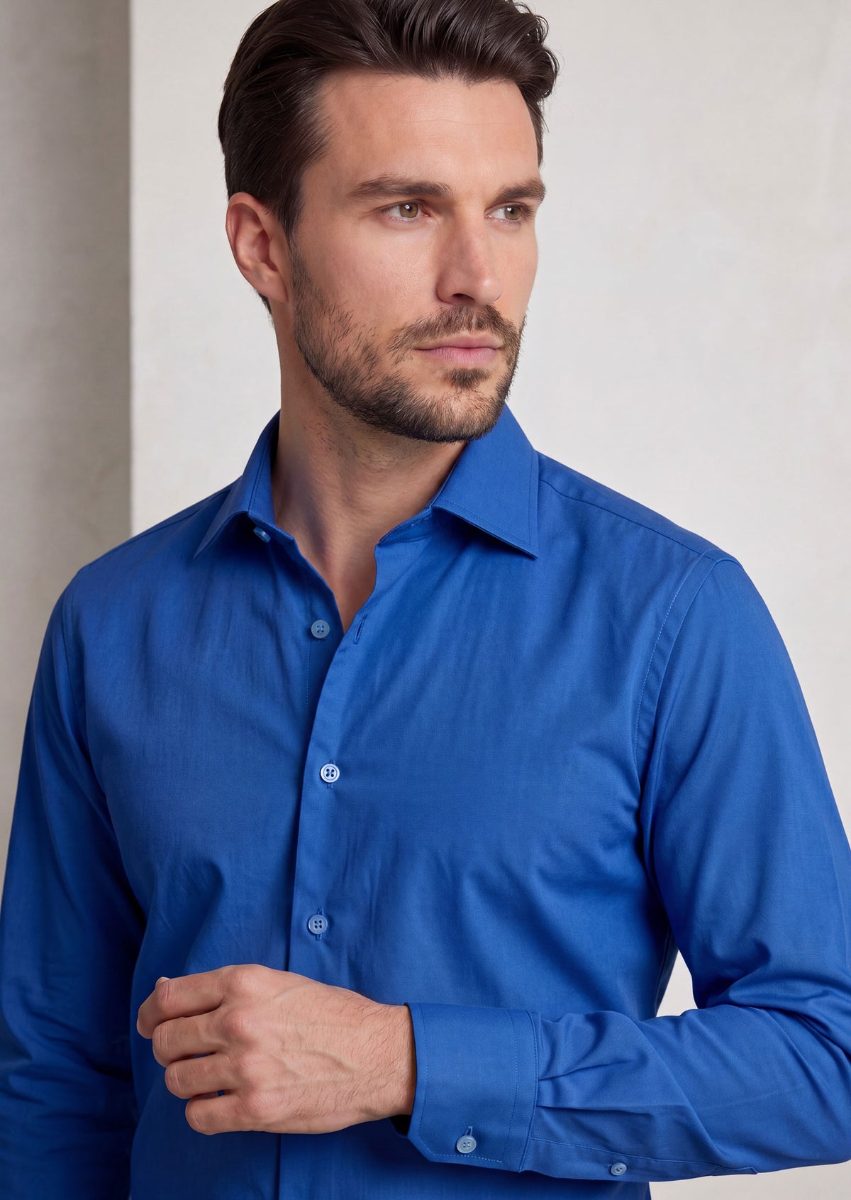 Sax Blue Long Sleeve Shirt
