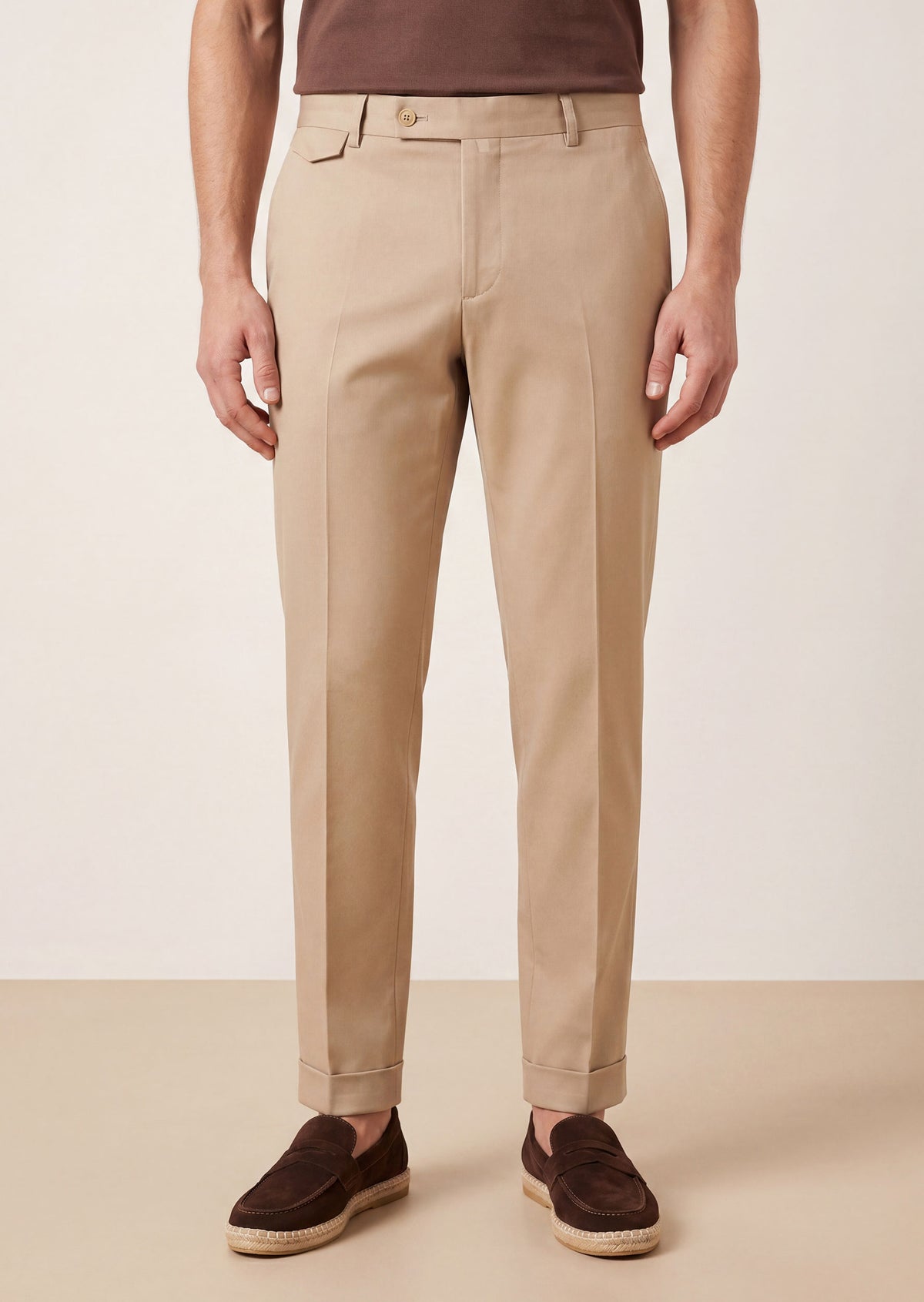 Beige Chino & Casual Pant