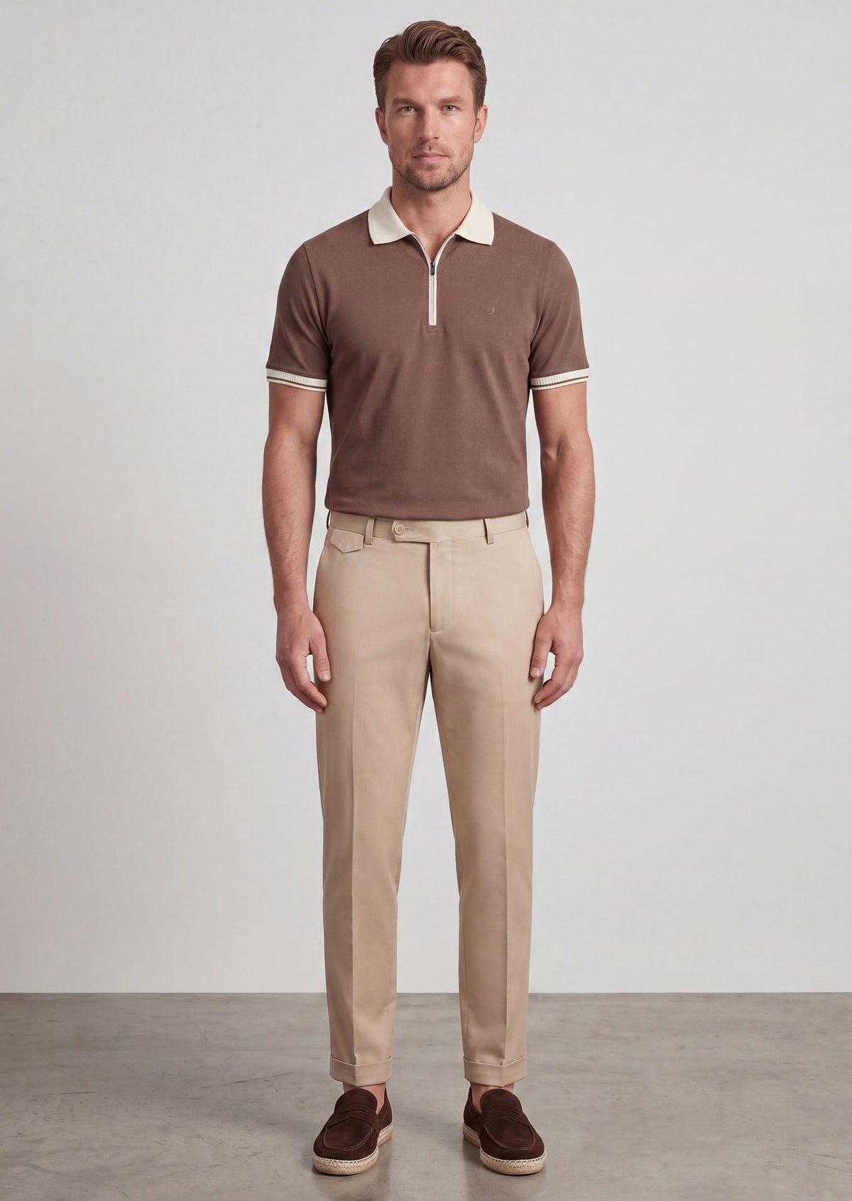 Beige Chino & Casual Pant