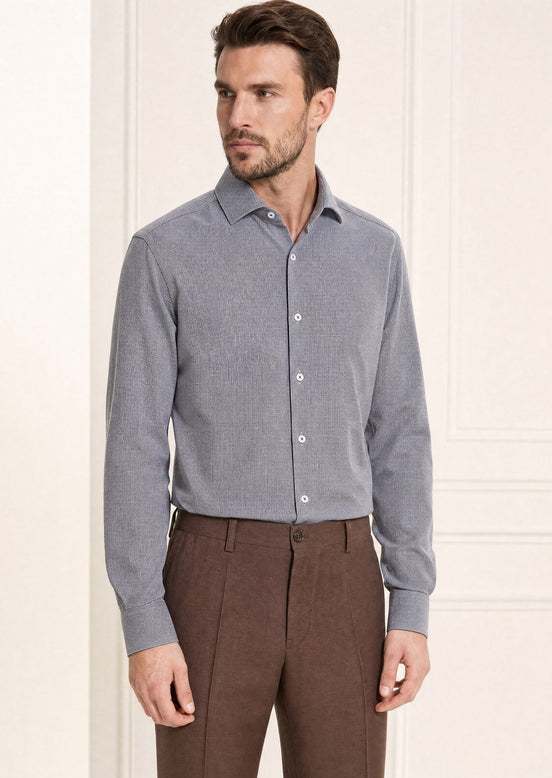 Navy Long Sleeve Shirt