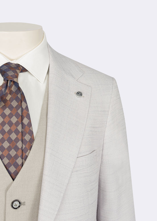 Stone Three-Piece Suit