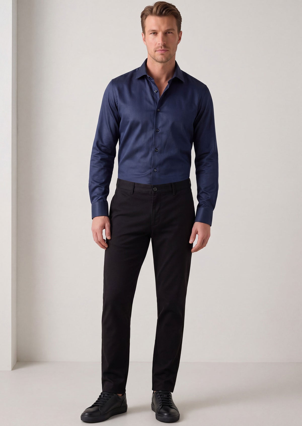 Navy Long Sleeve Shirt