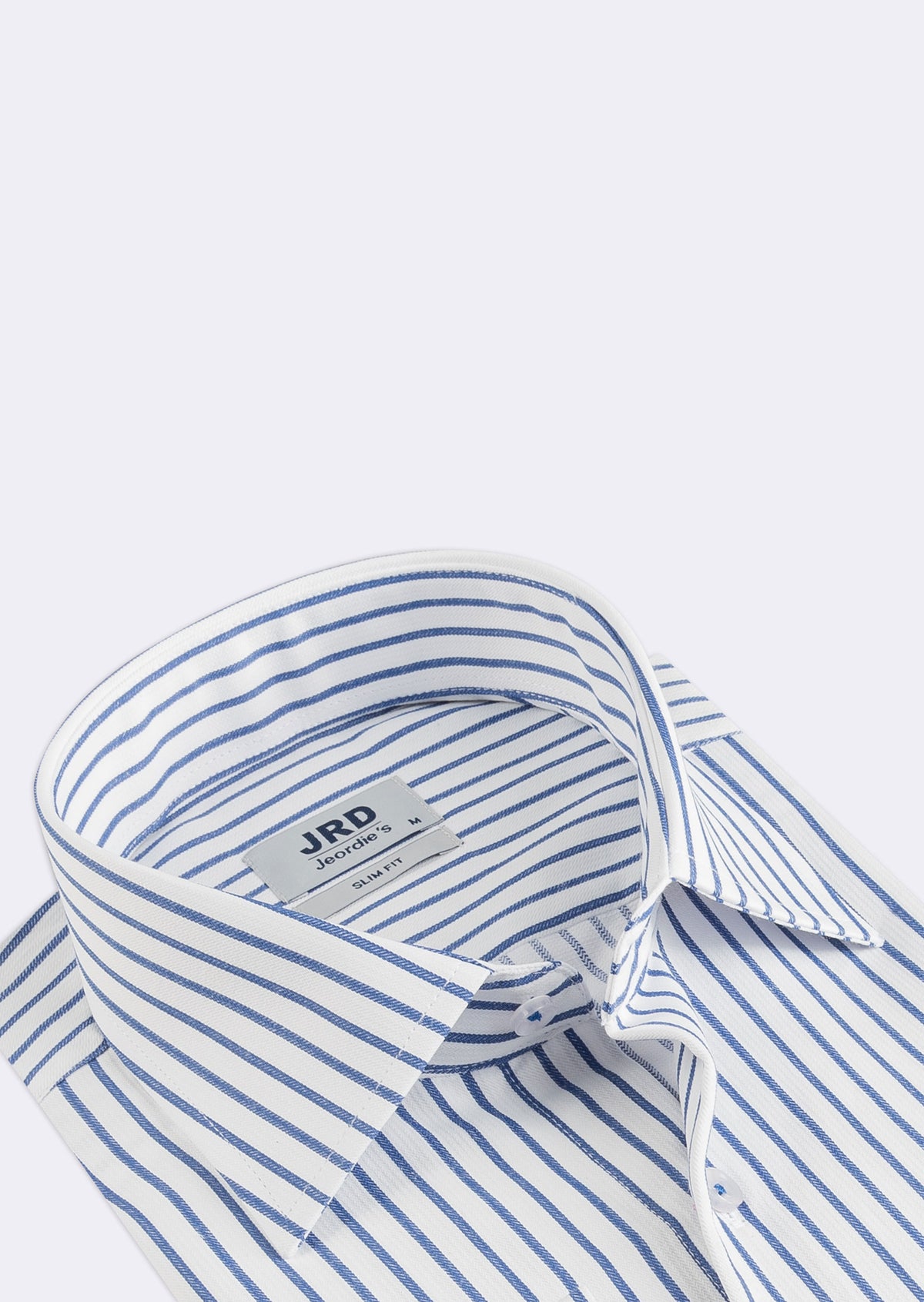 White - Navy Long Sleeve Shirt