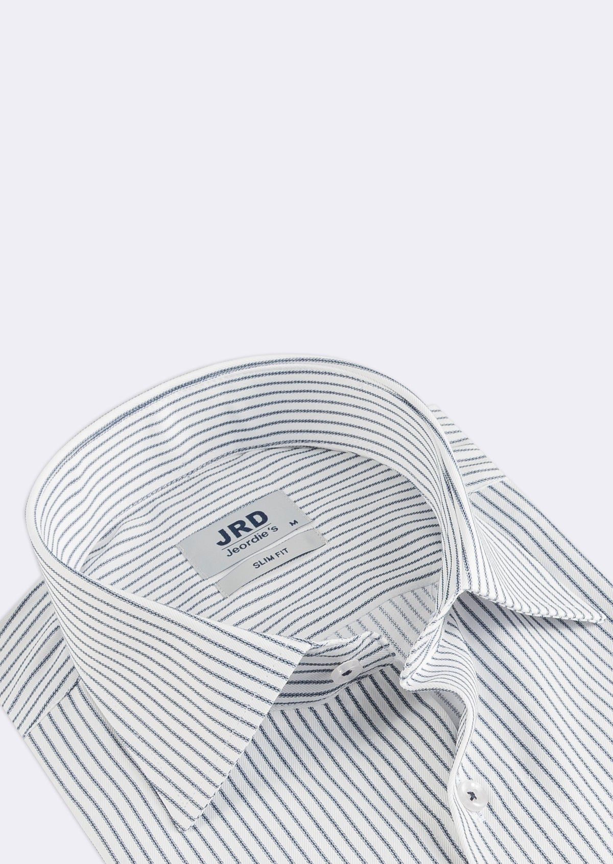 White - Navy Long Sleeve Shirt