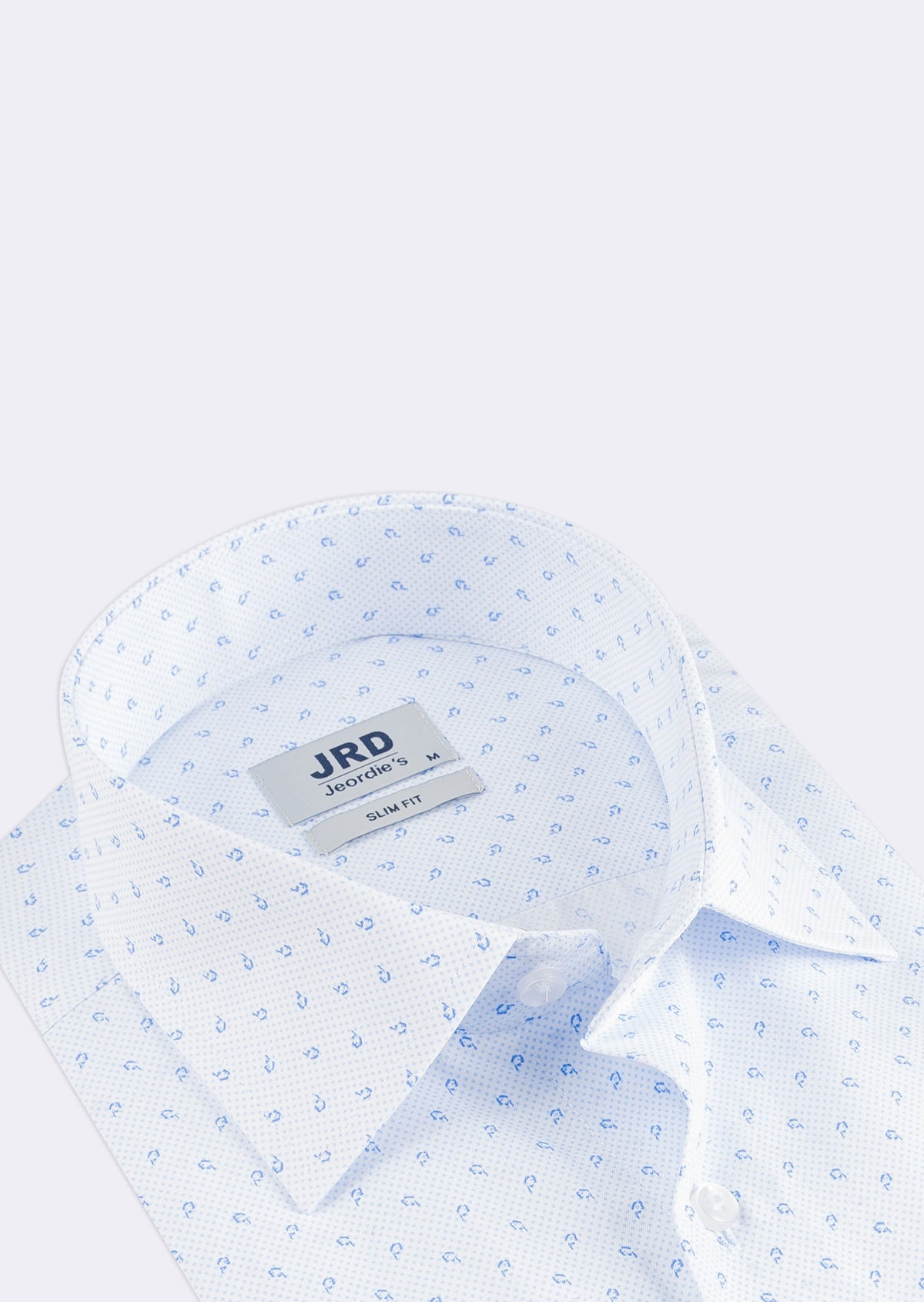 White - Sax Blue Long Sleeve Shirt