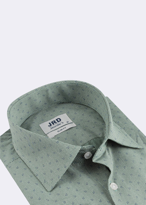 Green - Navy Long Sleeve Shirt