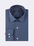 Navy - White Long Sleeve Shirt