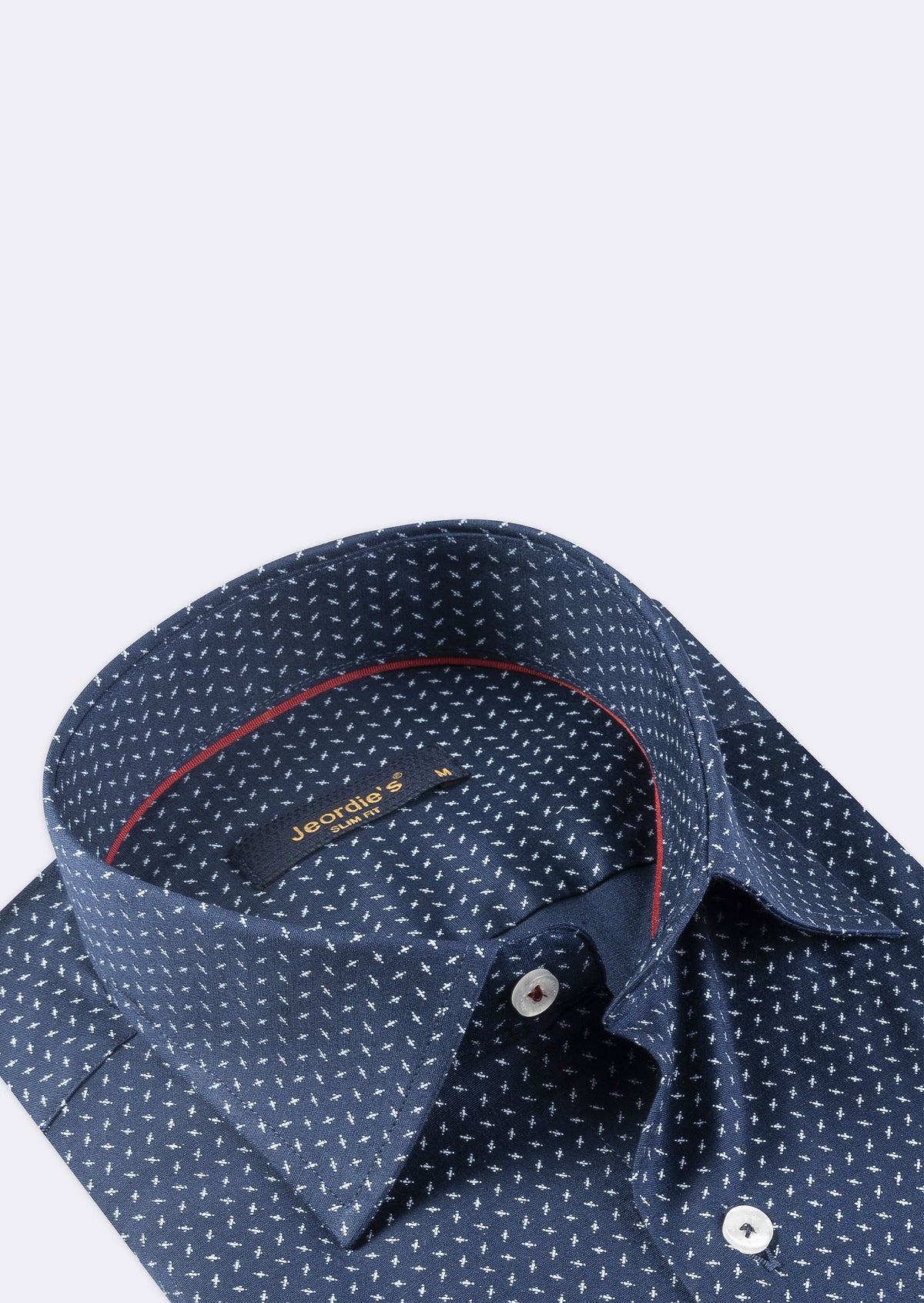 Navy - White Long Sleeve Shirt