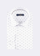 White - Brown Long Sleeve Shirt