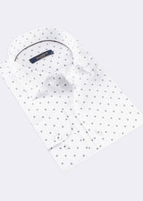 White - Brown Long Sleeve Shirt