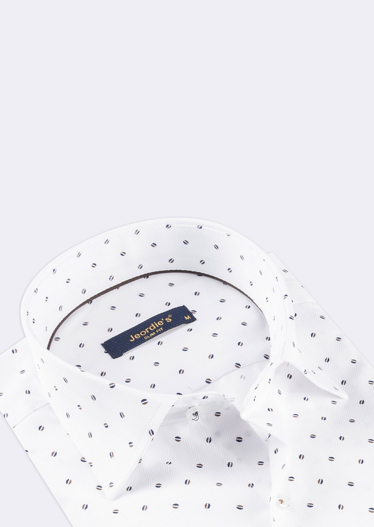White - Brown Long Sleeve Shirt